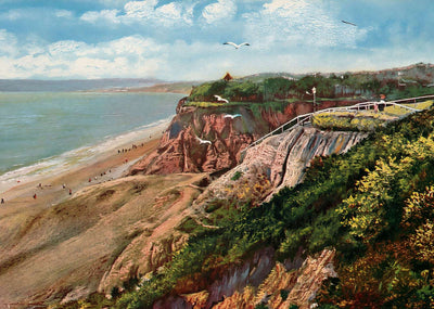Durley Chine Bournemouth in 1904 Vintage Print (7 Sizes) - Archival Paper