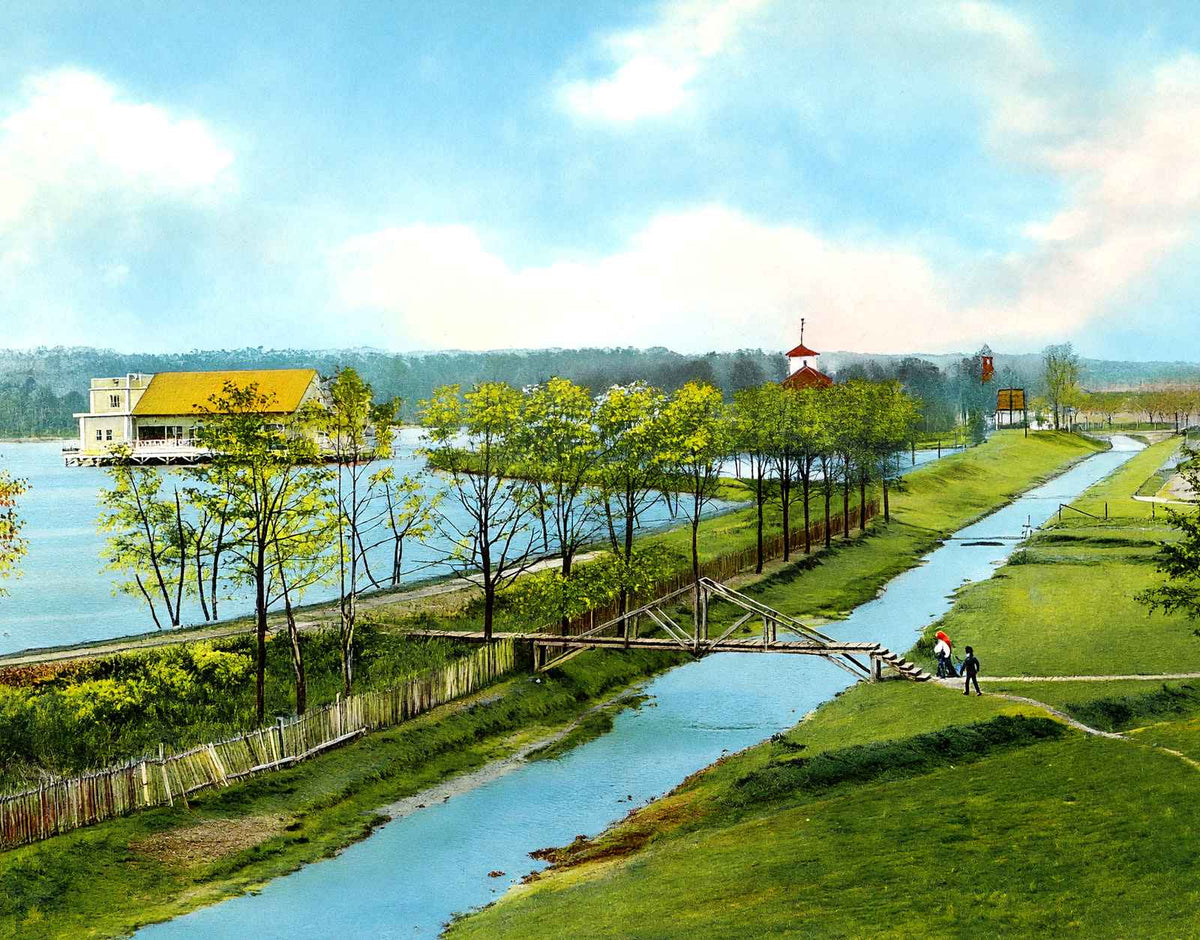 East Lake Birmingham Alabama in 1906 Vintage Print (7 Sizes) - High Quality