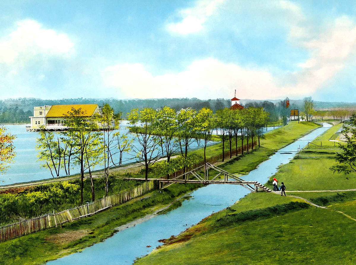 East Lake Birmingham Alabama in 1906 Vintage Print (7 Sizes) - High Quality
