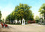 Mayher Fountain and Park Car Added, Easthampton, MA in 1908 Vintage Print