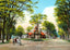 Park and Main Streets, Easthampton, MA in 1908 Vintage Print (7 Sizes)
