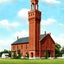 The Gymnasium Williston Seminary, Easthampton, MA Vintage Print (7 Sizes)