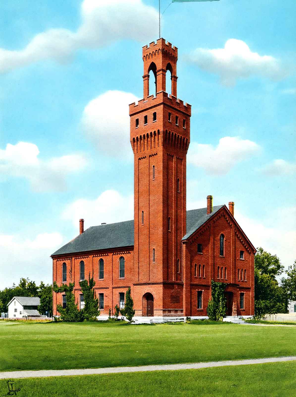 The Gymnasium Williston Seminary, Easthampton, MA Vintage Print (7 Sizes)