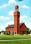 The Gymnasium Williston Seminary, Easthampton, MA Vintage Print (7 Sizes)