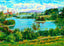 Hampton Mills Pond, Easthampton, Massachusetts in 1910 Art Print (7 Sizes)