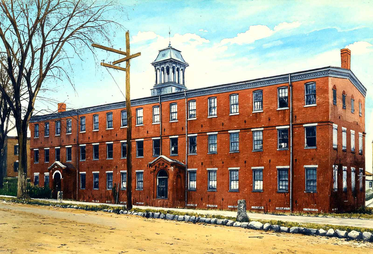 United Button Co, Easthampton, Massachusetts Art Print (7 Sizes) - Reproduction