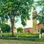 Rear View of Campus Williston Seminary, Easthampton, MA in 1909 Art Print