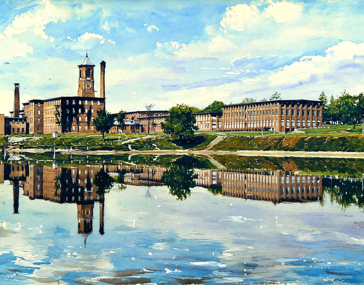 West Boylston Manufacturing Co., Easthampton, Massachusetts Art Print (7 Sizes)