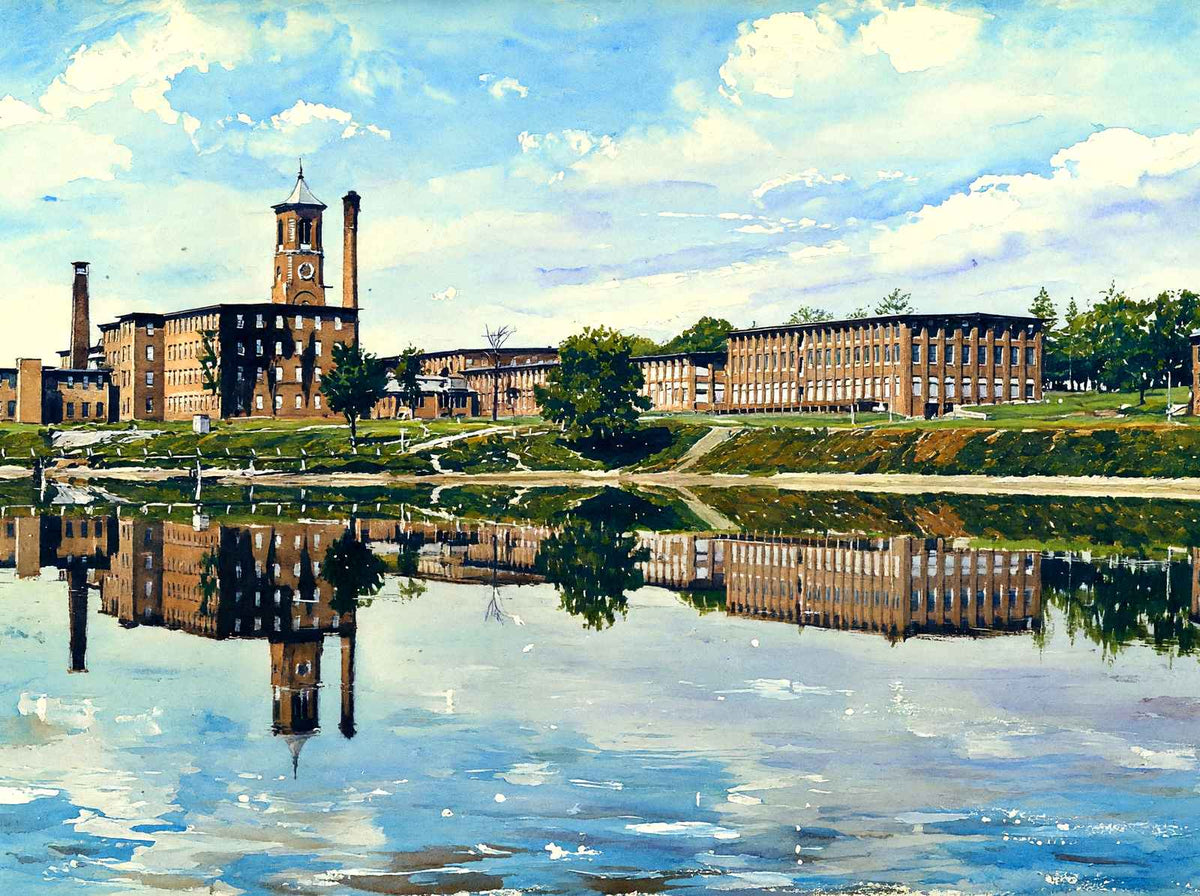 West Boylston Manufacturing Co., Easthampton, Massachusetts Art Print (7 Sizes)