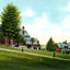 Revell and Holton Halls, Northfield, MA in 1907 Vintage Print (7 Sizes)