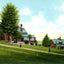Revell and Holton Halls, Northfield, MA in 1907 Vintage Print (7 Sizes)