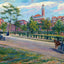 Eastman Hotel Hot Springs AR in 1906 Painting Print (7 Sizes) - Enhanced