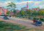 Eastman Hotel Hot Springs AR in 1906 Painting Print (7 Sizes) - Enhanced