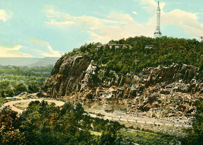 East Rock New Haven in 1904 Vintage Print (7 Sizes) - Retouched
