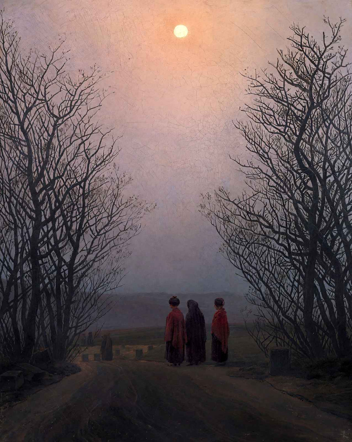 Easter Morning painting print by Caspar David Friedrich (1835)
