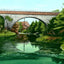 Echo Bridge - Newton Upper Falls, Massachusetts in 1907 Vintage Print (7 Sizes)