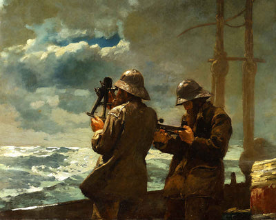 Eight Bells art print by Winslow Homer (1886)