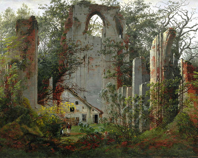 Eldena fine art print by Caspar David Friedrich (1824)