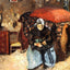 Elderly Woman Mending Old Clothes, Moret 1902 by Pissarro Art Print (6 Sizes)