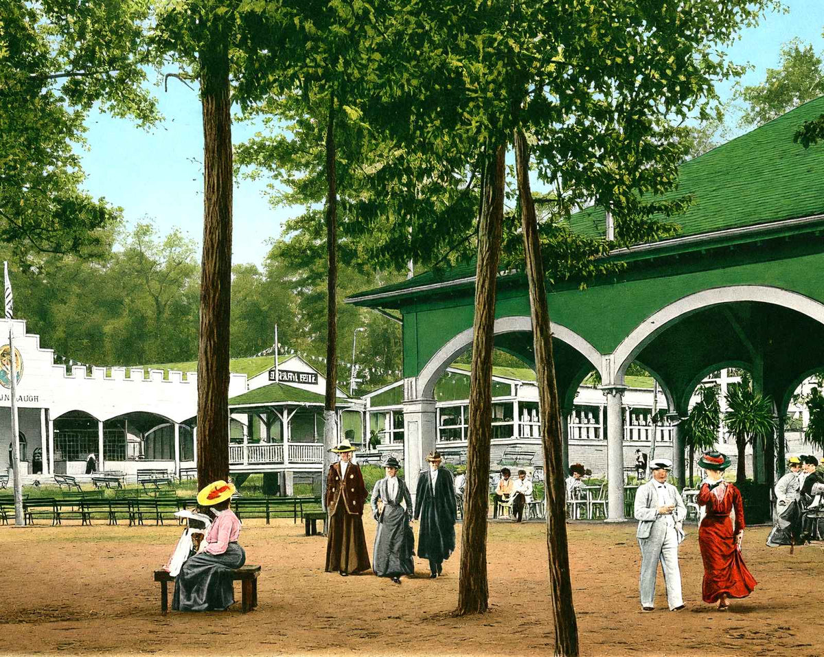 Electric Park in Montgomery in 1906 vintage print