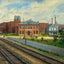 Electric Works Fort Wayne in 1905 Art Print (7 Sizes) - Retouched