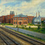 Electric Works Fort Wayne in 1905 Art Print (7 Sizes) - Retouched
