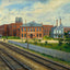 Electric Works Fort Wayne in 1905 Art Print (7 Sizes) - Retouched