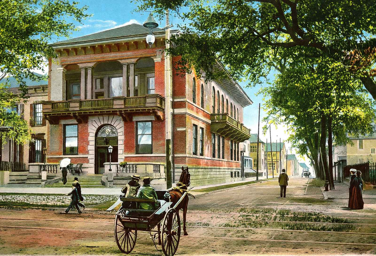 Elks' Home in Mobile, Alabama in 1905 Vintage Print (7 Sizes) - Shipped Flat