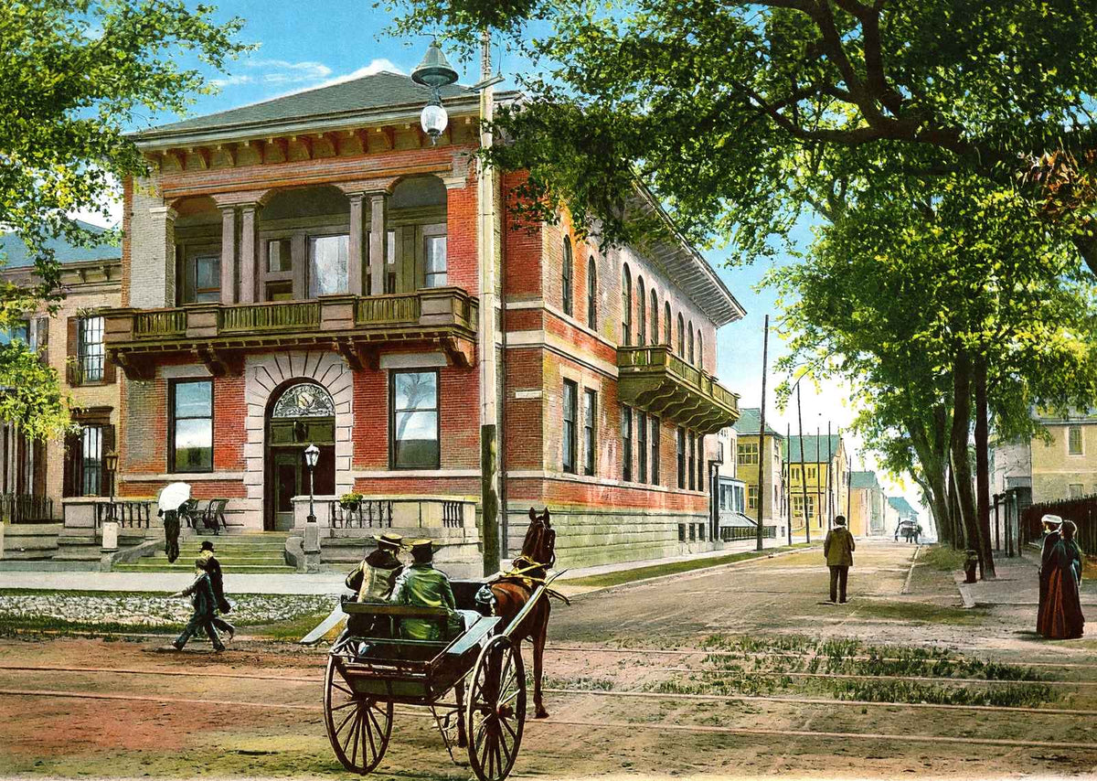 Elks' Home in Mobile, Alabama in 1905 Vintage Print (7 Sizes) - Shipped Flat