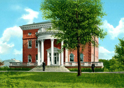 Elks Lodge Lynchburg VA in 1906 Vintage Print (7 Sizes) - Enhanced
