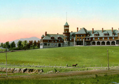 Elks Home Bedford City VA in 1906 Vintage Print (7 Sizes) - Premium Quality