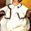 Ellen Mary Cassatt in a White Coat Art Print 1896 by Mary Cassatt (6 Sizes)