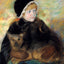 Elsie Cassatt Holding a Big Dog fine art print by Mary Cassatt (1880)
