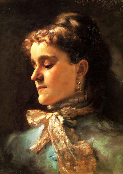 Emily Sargent Art Print 1877 Painting by John Singer Sargent (6 Sizes)