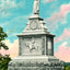 Emma Sansom Monument Gadsden Alabama Vintage Print (7 Sizes) - Shipped Flat