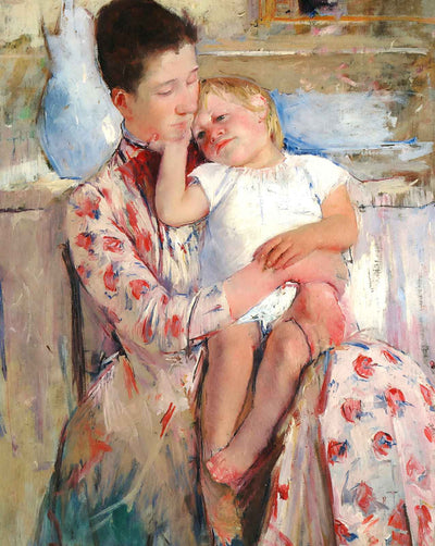 Emmie and Her Child art print by Mary Cassatt (1889)