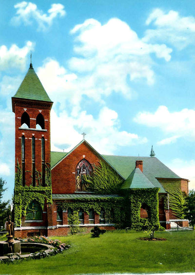 Emmanuel Church Staunton VA in 1907 Vintage Print (7 Sizes) - Restored