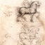 Equestrian Monument Art Print 1517 Painting by Leonardo da Vinci (6 Sizes)
