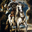 Equestrian Portrait of the Duke of Lerma 1603 by Rubens Art Print (6 Sizes)
