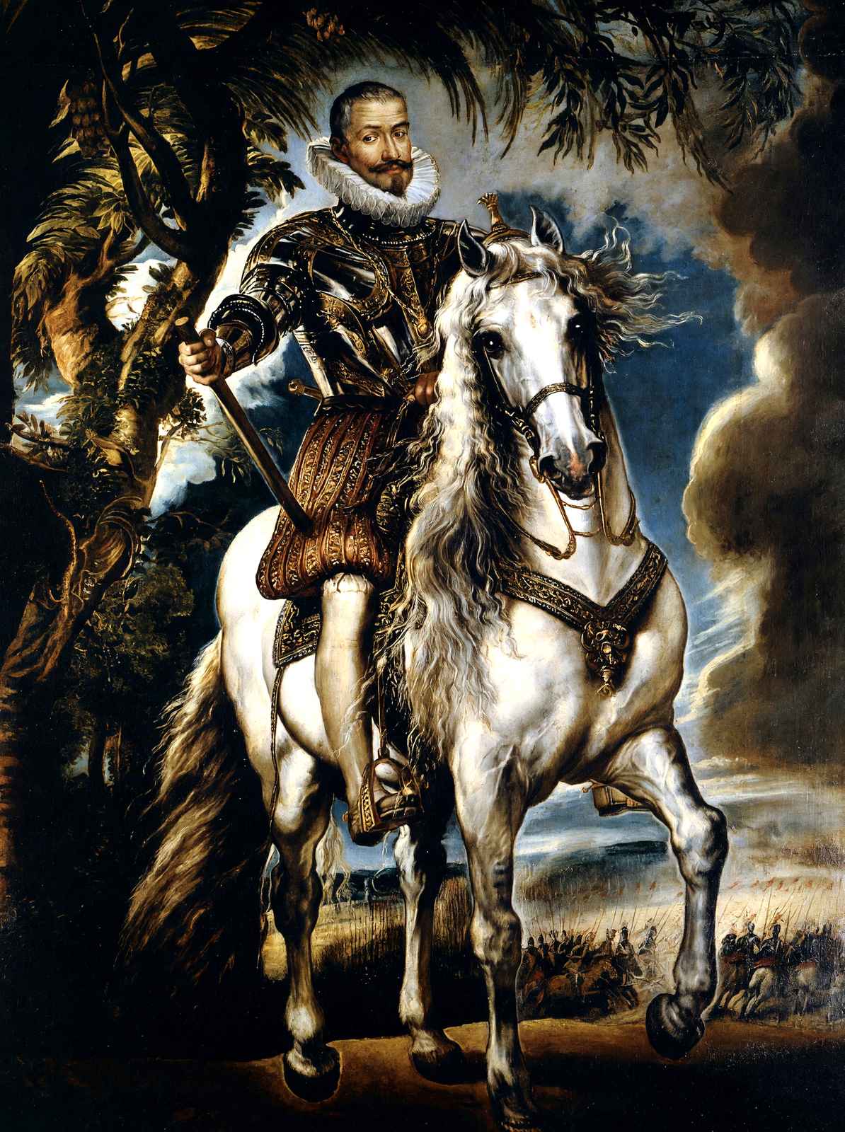 Equestrian Portrait of the Duke of Lerma 1603 by Rubens Art Print (6 Sizes)