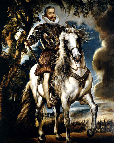 Equestrian Portrait of the Duke of Lerma art print by Peter Paul Rubens (1603)