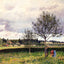 Eragny Landscape, Le Pre Fine Art Print 1897 by Camille Pissarro (6 Sizes)