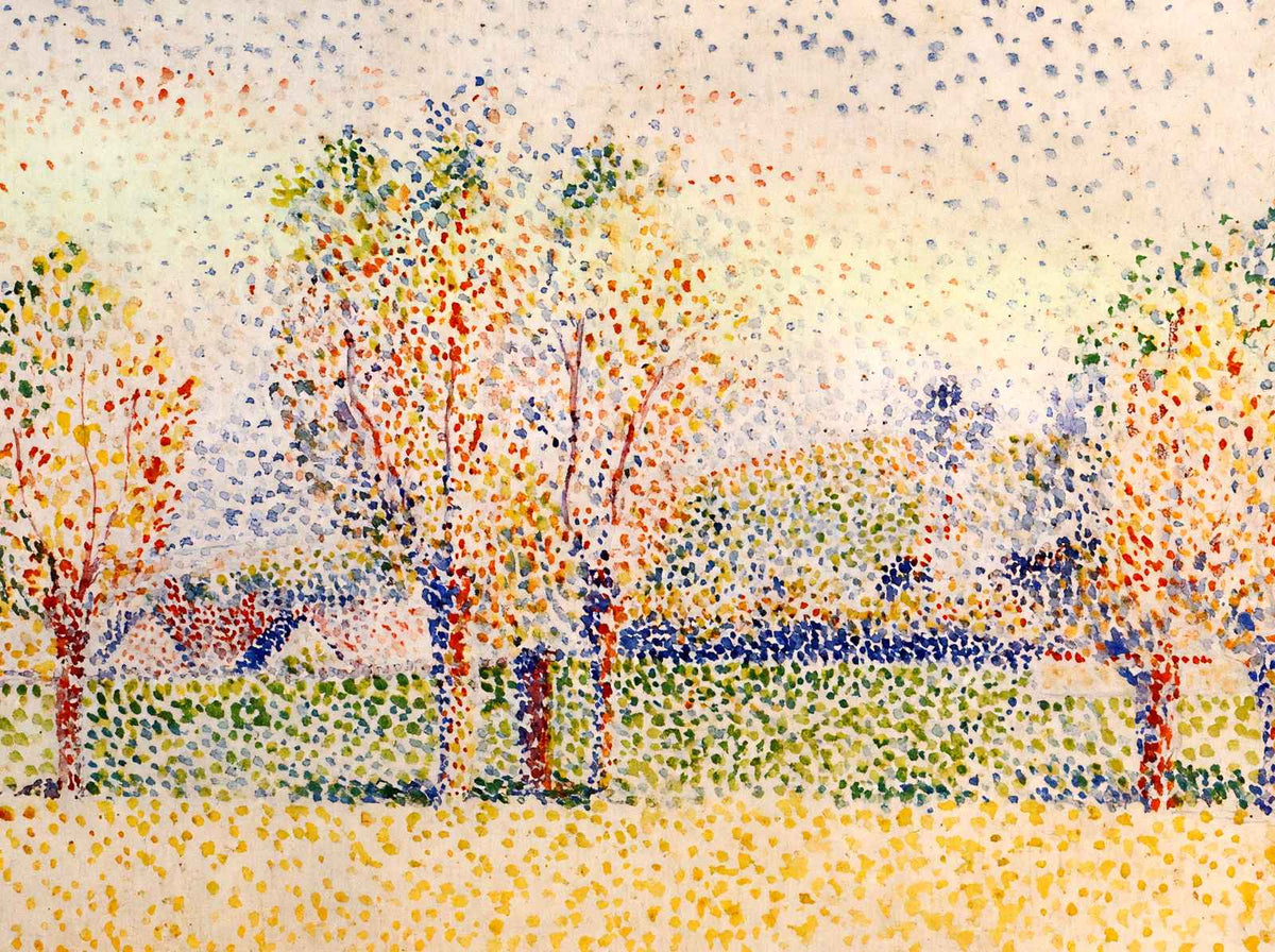 Eragny Landscape Fine Art Print 1886 Painting by Camille Pissarro (6 Sizes)