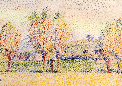 Eragny Landscape Fine Art Print 1886 Painting by Camille Pissarro (6 Sizes)