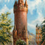 Eschenheimer Turm Frankfurt Vintage Print (7 Sizes) - Premium Quality