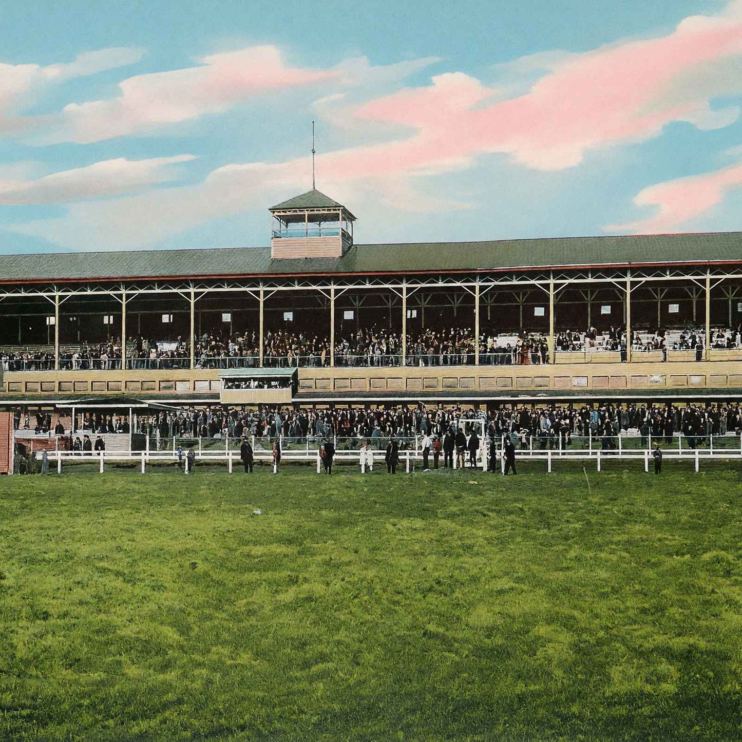 Essex Race Track Hot Springs AR in 1906 Vintage Print (7 Sizes) - Restored