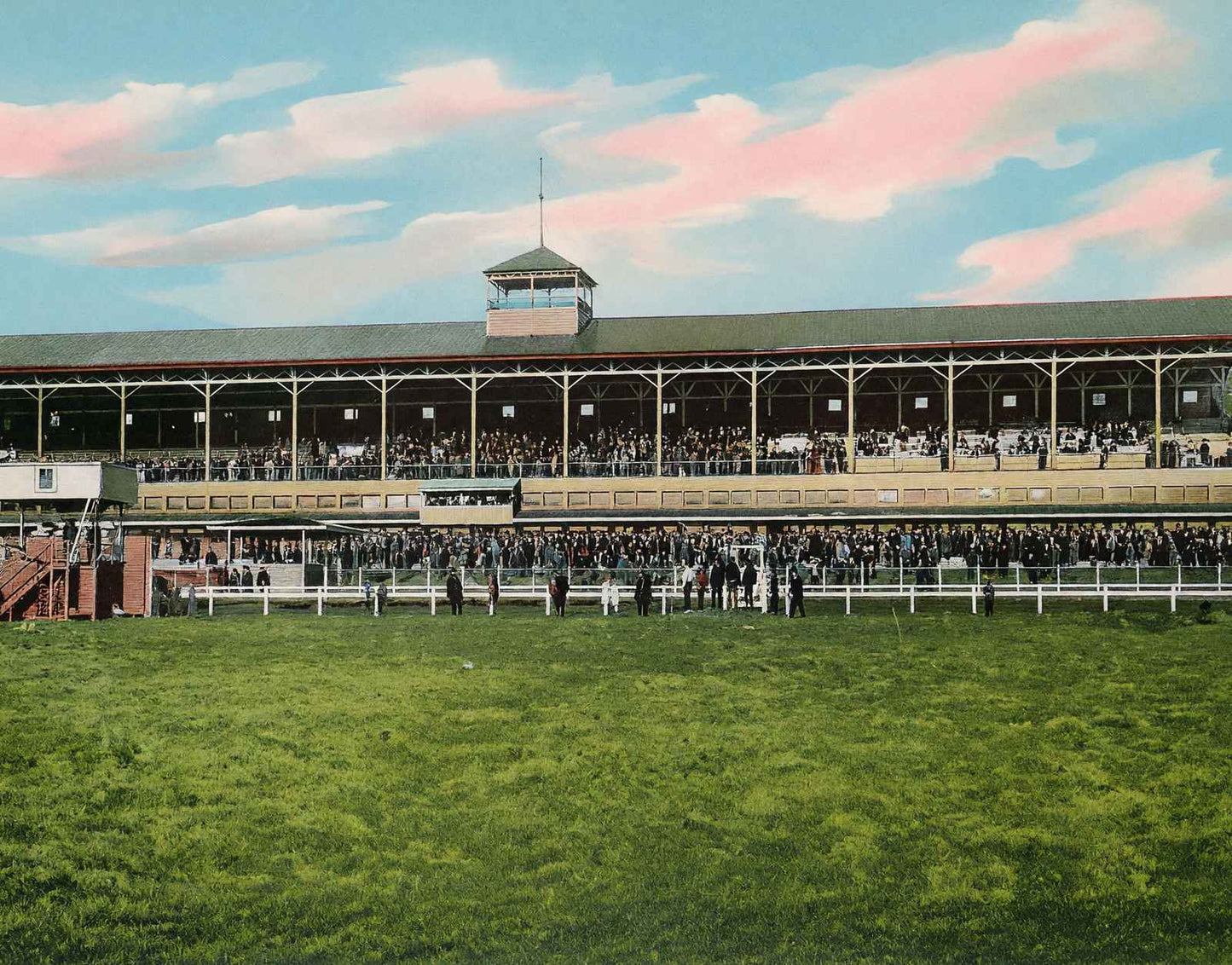 Essex Race Track Hot Springs AR in 1906 Vintage Print (7 Sizes) - Restored