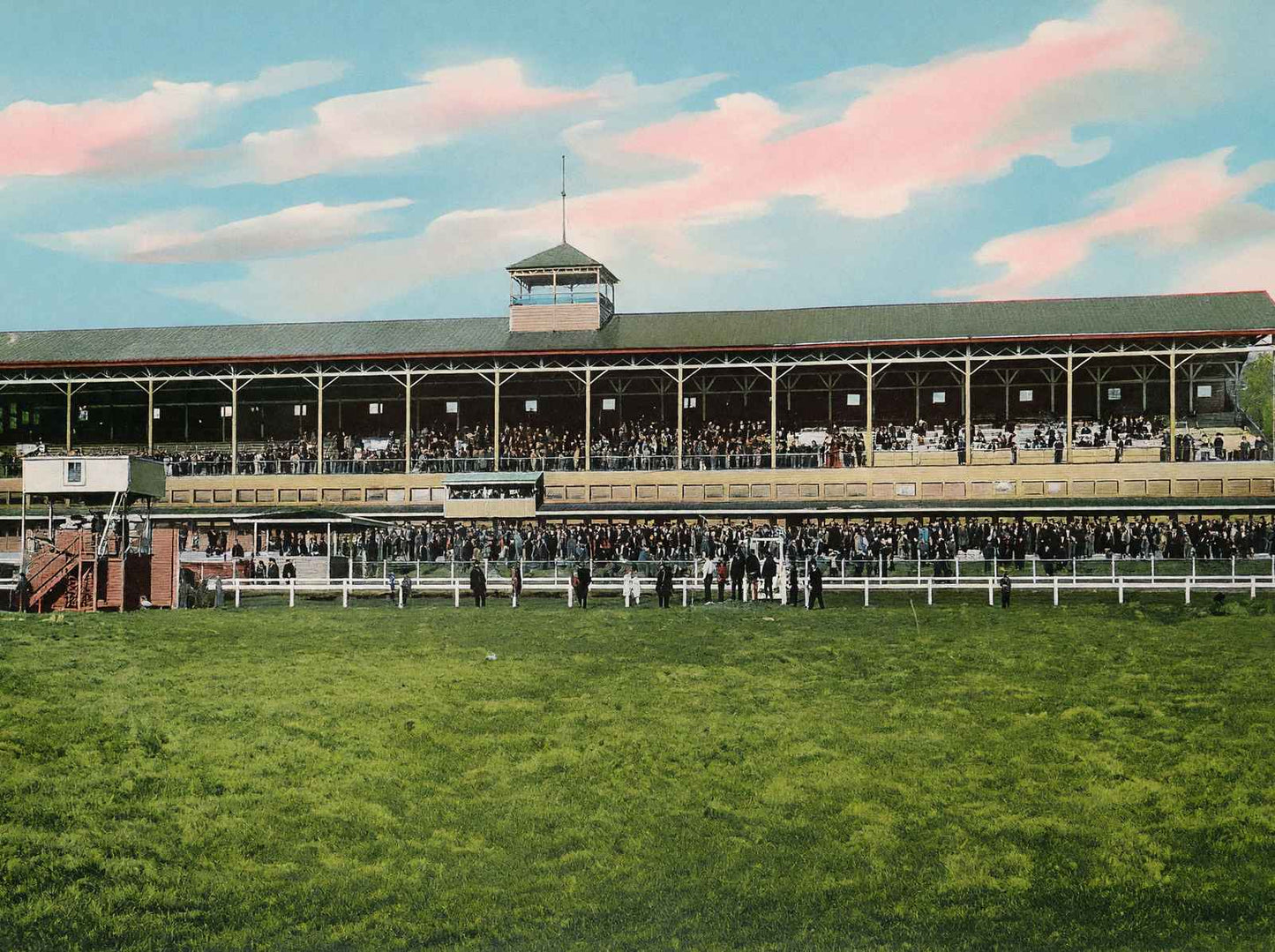 Essex Race Track Hot Springs AR in 1906 Vintage Print (7 Sizes) - Restored