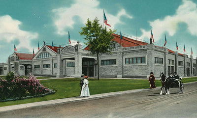 Exposition Building Dallas in 1906 Vintage Print (7 Sizes) - Retouched