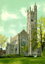 Rogers Memorial Church, Fairhaven, Massachusetts in 1910 Vintage Print (7 Sizes)